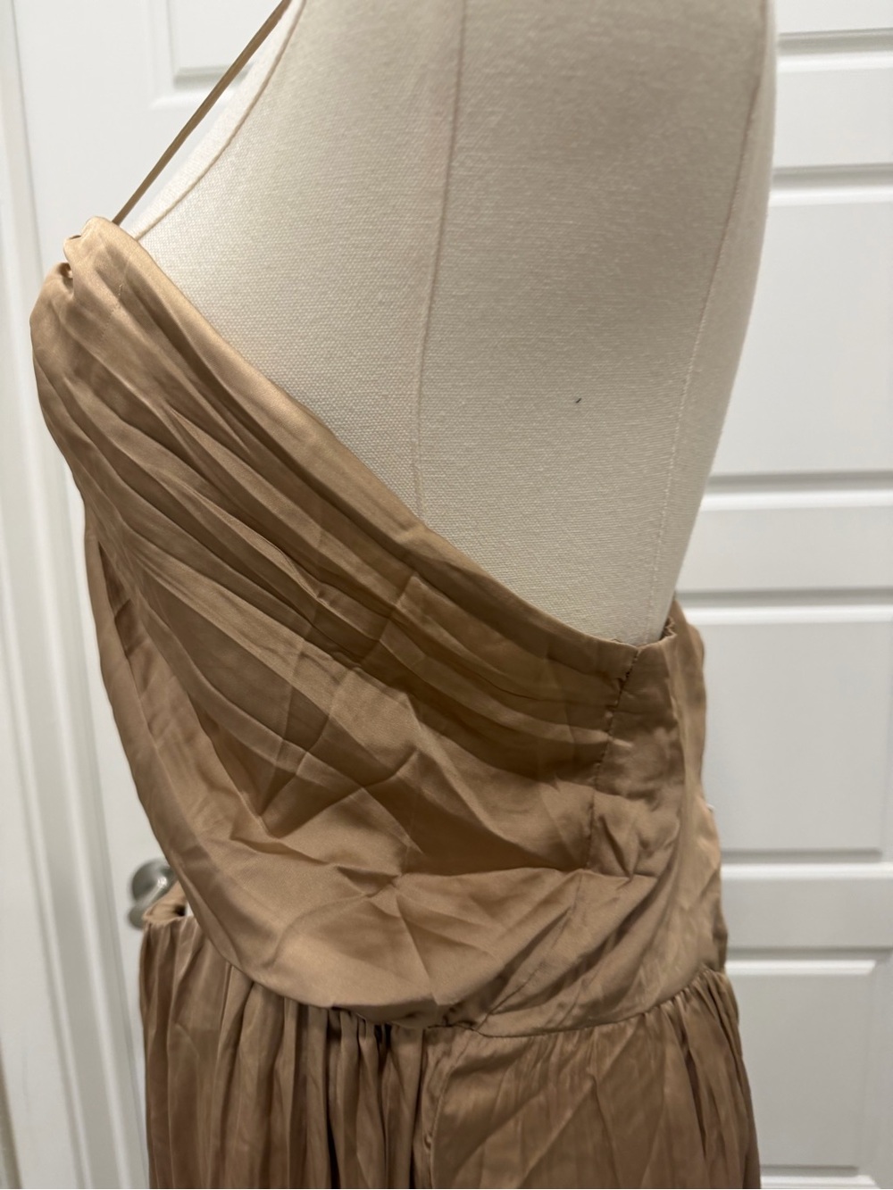 Zara Cutout Burnished Gold Dress - Picture 5 of 9